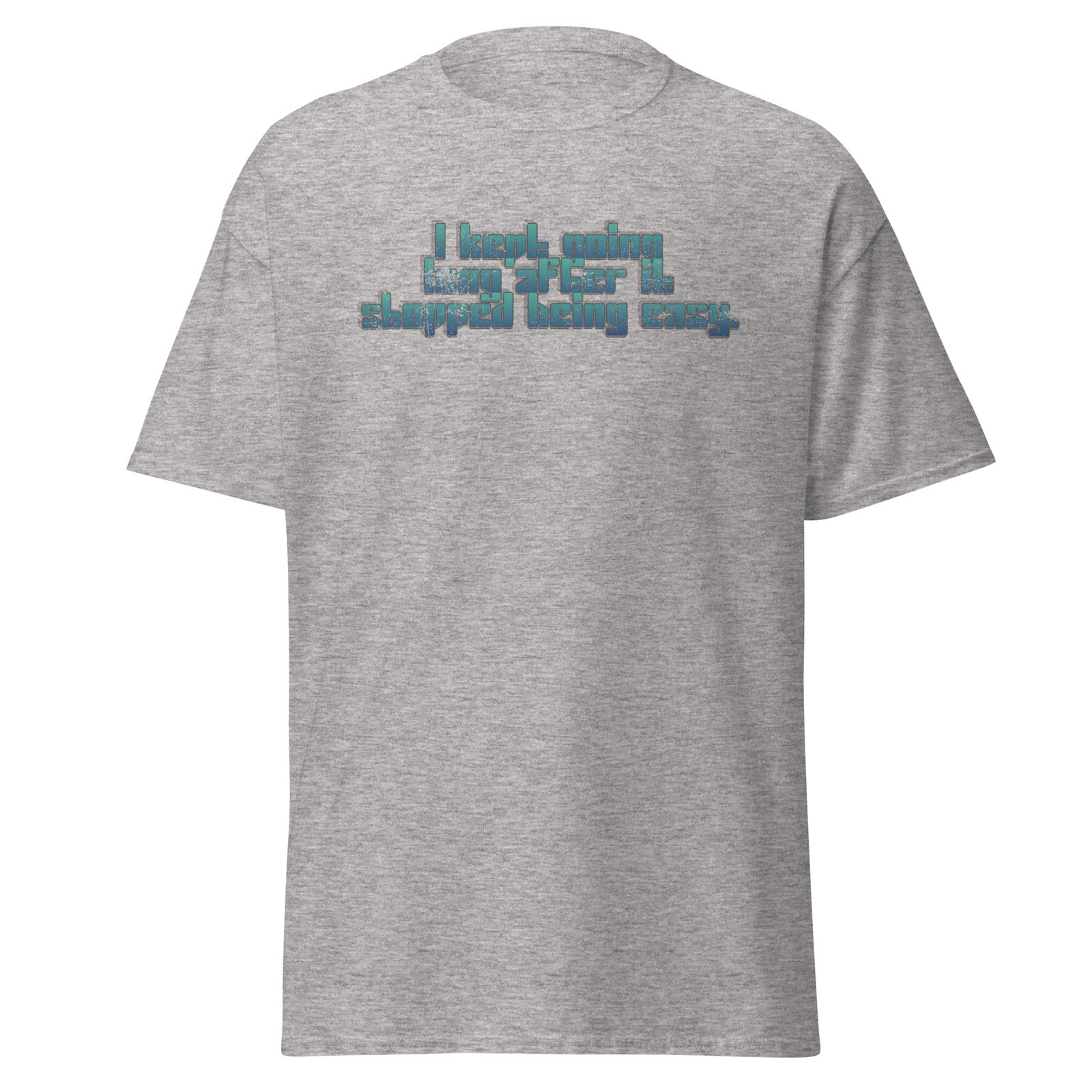 unisex-classic-tee-sport-grey-front-6a8d778cca75c.jpg Silver Signal Graphic Tee - Image 1