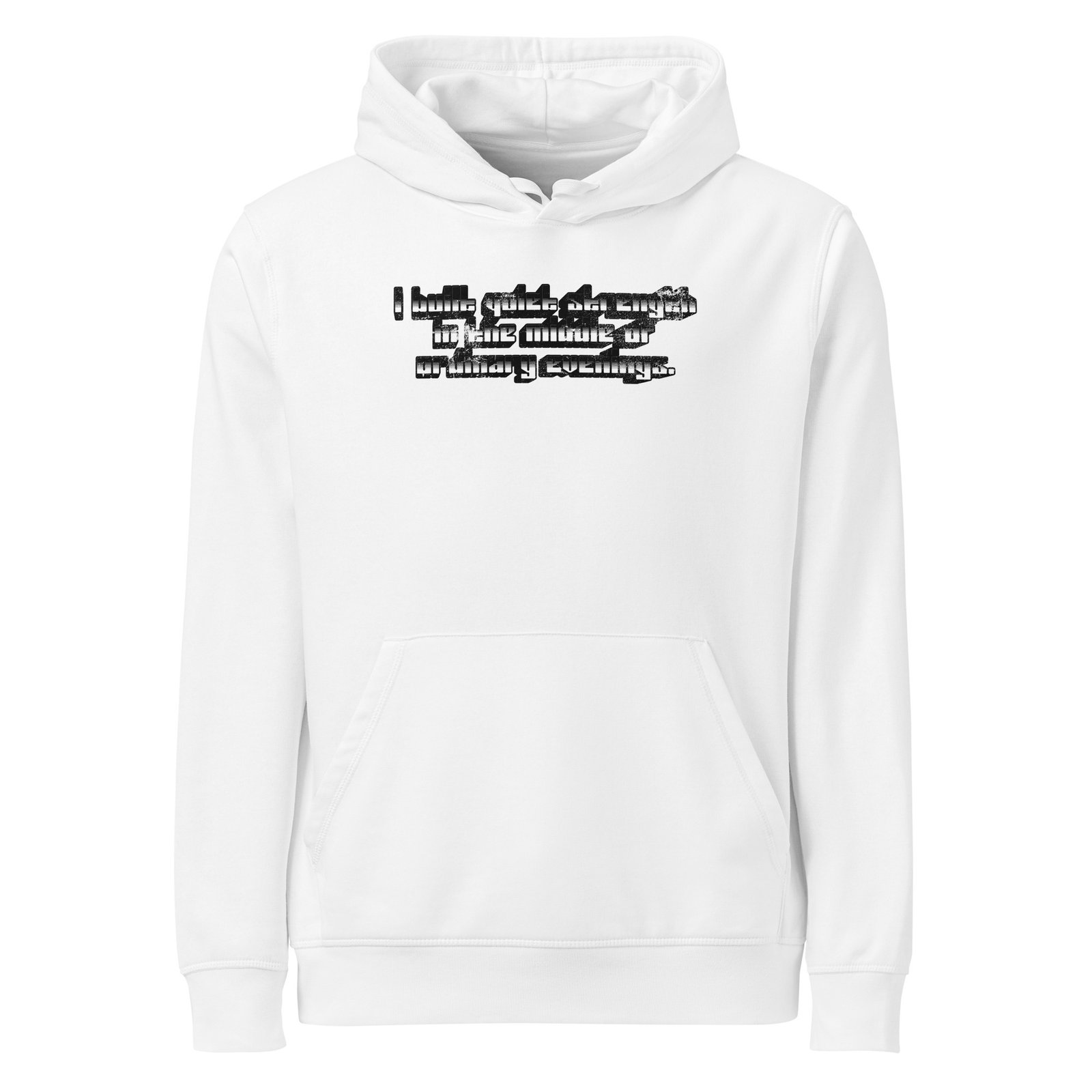 unisex-organic-mid-weight-drummer-2.0-hoodie-white-front-6a8dbd687a654.jpg Unisex Organic Mid-weight Hoodie - Image 1