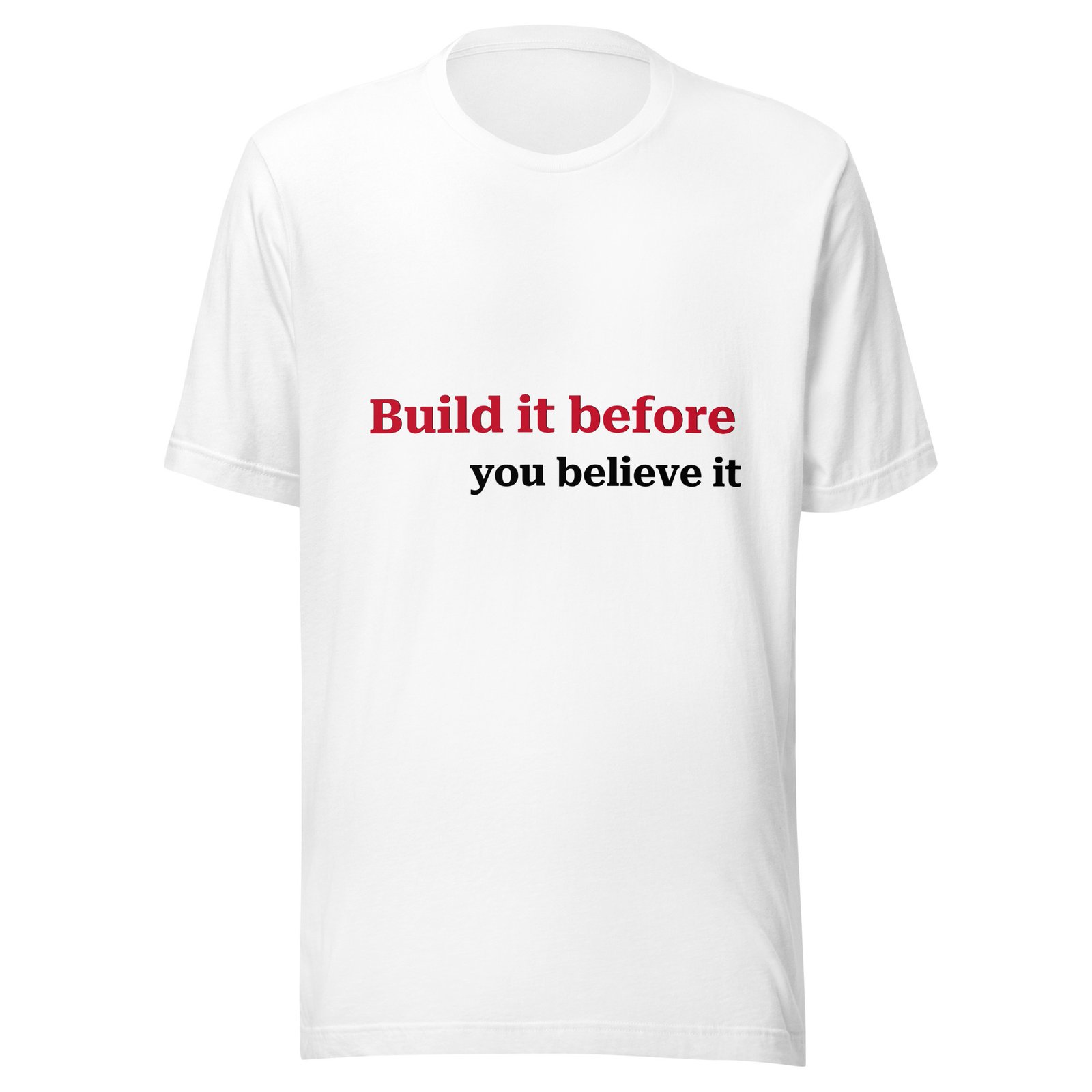unisex-staple-t-shirt-white-front-6a78d25485cd2.jpg Staple T-Shirt | Bella - Image 1