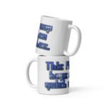 White glossy mug