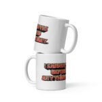 White glossy mug