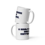 White glossy mug