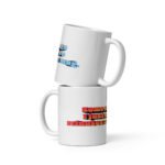 White glossy mug