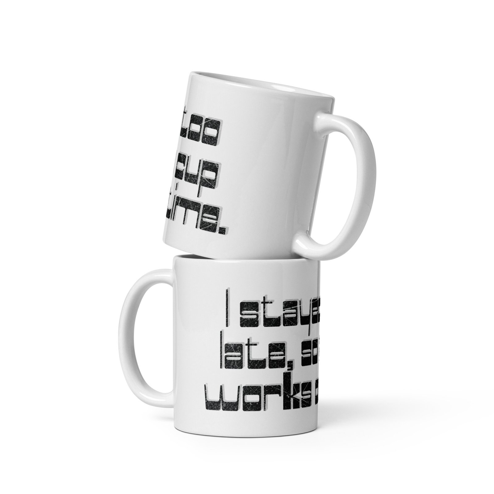 white-glossy-mug-white-11-oz-front-view-6a9418300dc16.jpg White glossy mug - Image 1