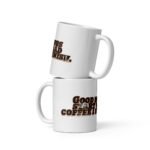 White glossy mug